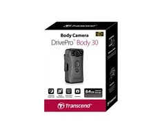 Transcend kūno kamera I DrivePro Body 30 I Wi-Fi ir Bluetooth (64 GB)