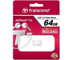 Transcend 64GB JETFLASH710 SILVERUSB 3.0 - .