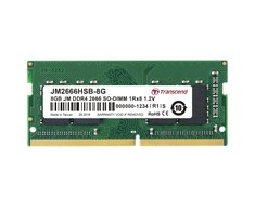 Nešiojamo kompiuterio atmintis TRANSCEND 8GB JM DDR4 2666 SO-DIMM 1Rx8 1Gx8 CL19 1,2V