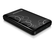 „TRANSCEND STOREJET“ 1 TB kietasis diskas, maitinamas per 2,5 colio USB 3.0, įskaitant „Transcend Elite“ atsarginių kopijų kūrimo ir saugos programinę įrangą, juodos spalvos dizainas