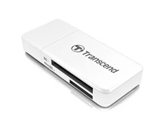 TRANSCEND USB3.0 SD/Micro SD kortelių skaitytuvas baltas