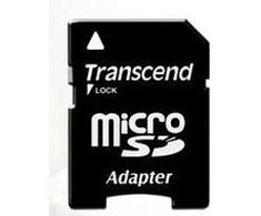 Atminties kortelė TRANSCEND 16GB micro SDHC kortelė, 10 klasė, su SD adapteriu