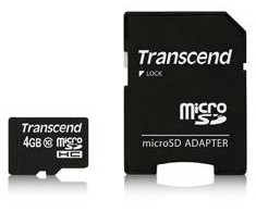 Atminties kortelė Transcend 4GB