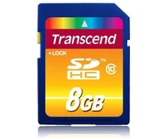 Atminties kortelė TRANSCEND TS8GSDHC10 Transcend karta pam