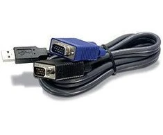 TRENDnet KVM kabeliai, 1,8m, juodieji (TKCU06)