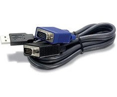 TRENDnet KVM kabeliai, 3m, Juodi (TKCU10)