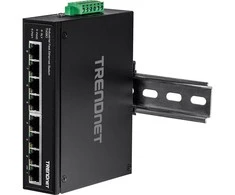 Šakotuvas TRENDnet Industrie Switch 8 Port Fast Ethernet L2 DIN-Rail