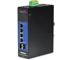 Šakotuvas TRENDNET 6 prievadų pramoninis Gigabit L2 valdomas DIN bėgio jungiklis
