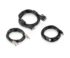 TRENDnet TK-CD15 - 4.5 m - USB - USB - DVI-I - Juodas - TK-232DV