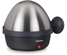 Tristar kiaušinių viryklė EK-3076 (Juoda/nerūdijančio plieno dangtelis)