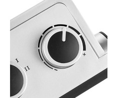 Tristar Electric heater KA-5064 Ceramic, Number of power levels 3, 1500 W, Juodas/ stainless steel