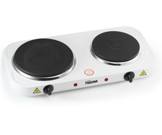 Tristar | Laisvai pastatoma stalo kaitlentė | KP-6245 | Degiklių / virimo zonų skaičius 2 | Rotary | Baltas | Elektrinis