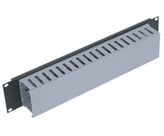 Nezatříděno TRITON 19" skydelis 2U su kabelių kanalu - Juodas - 2U