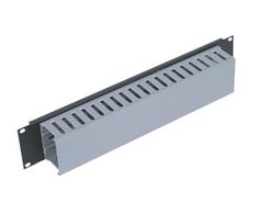 Nezatříděno TRITON 19" skydelis 2U su kabelių kanalu - Juodas - 2U