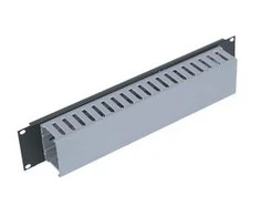 Nezatříděno TRITON 19" skydelis 2U su kabelių kanalu - Juodas - 2U