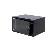 TRITON 19" vienetinė spintelė 9U/400mm, juoda, išlankstytas butas