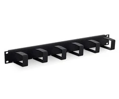 TRITON 19" įrišimo skydelis 1U, 6x įrišimo kabliukas 70x40 mm, juodas