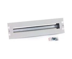 TRITON 19" pertraukimo strypas 3U nuimamas, DIN, pilkas