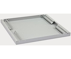 Triton 19" 1U perforuota lentyna, D750mm, maks. 80kg, šviesiai pilka