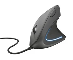 *Kompiuterio pelė Trust USB Verto, ergonomiška, juodos spalvos