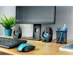 Kompiuterio kolonėlės Kolonėlės kompiuteriui Trust Gemi RGB 2.0, juodos