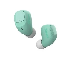 Belaidės TWS ausinės Trust Nika Compact Bluetooth, Žalios, 23906