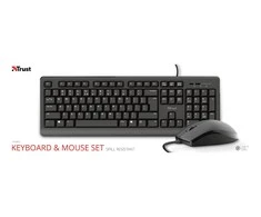 Trust Primo klaviatūra USB QWERTY US English Juodas