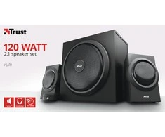 Kompiuterio kolonėlės Trust Yuri garsiakalbių komplektas 60 W Universal Juodas 2.1 kanalai 1 krypties 15 W