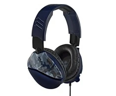 Žaidimų ausinės Turtle Beach Recon 70, daugiaplatformės, Blue Camo, Mėlyna kamufliažinė