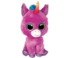 TY *Pliušinis Beanie Boos, 15 cm, ROZETĖ, vienaragis