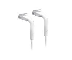 UBIQUITI YPAČ PLONAS PATCH CABLE SU LENKAMAIS AUKŠTAIS SUKURTAS MONTAVIMO LANKSTUMUI / Baltas / 5 M