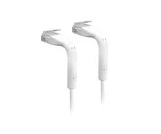 UBIQUITI YPAČ PLONAS PATCH CABLE SU LENKAMAIS AUKŠTAIS SUKURTAS MONTAVIMO LANKSTUMUI / Baltas / 5 M