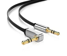 UGREEN kištukas 3.5mm AUX kampinis kabelis 1m (Atnaujinta)