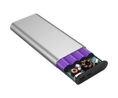 Powerbank Realpower PB-20000PD Pro 20000m Ah sidabrinis