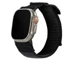 Urban Armor Gear UAG ACTIVE – UNIVERSALUS NAILONINIS DIRŽELĖLIS APPLE WATCH 49MM/45MM/44MM/42MM (APPLE WATCH SERIJA: 1-3 R.42, 4-8, SE, ULTRA R.45) (GRAFITAS)