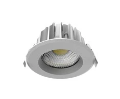 Bikuvalt 10W LED įleidžiamas šviestuvas, apvalus, 3000K