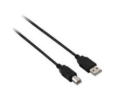 USB kabelis V7 USB-A - mikro B 3 m Juodieji (V7 E2USB2AB- 03M)