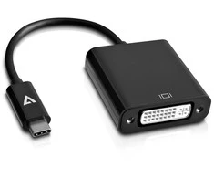 USB adapteris V7 USB- C - DVI Juodas (V7 UCDVI- BLK- 1E)