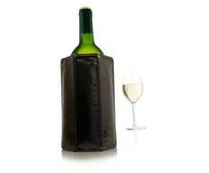 Vacu Vin Active vyno šaldytuvas 1 litras 14,5 x 17 cm juodas chromas