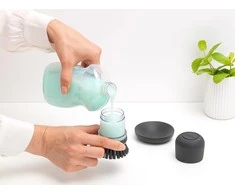 Brabantia Šepetys su muilo dozatoriumi - Dark Pilkas
