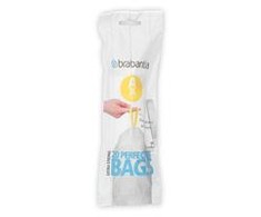 Brabantia Šiukšlių maišai A 3-5L (rit. 20vnt.) - Baltas