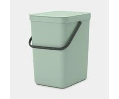 Šiukšlių dėžė BRABANTIA Sort &amp; Go, šviesiai žalios sp., 25 L
