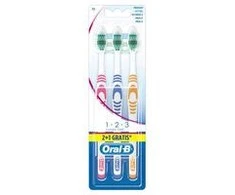 Dantų šepetukai ORAL -B Classic 35MED 2+1vnt