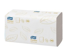 Servetėlės Tork Singlefold Soft Premium H3 (100278), 2 sluoksniai, baltos spalvos, 200 lapelių