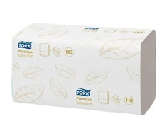 Servetėlės Tork Singlefold Soft Premium H3 (100278), 2 sluoksniai, baltos spalvos, 200 lapelių