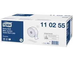 Tork Mini Jumbo Premium Tualetas Baltas papildomas minkštas 120m 12 vnt.