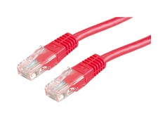 VALUE Kabelis krosowy PatchCord UTP Kat.6 5m raudona