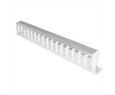 Value Organizer 19" 1U do kabli Pilka