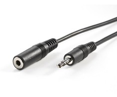 Kabelis Value Jack 3.5mm - Jack 3.5mm 5m juoda (11.99.4355)