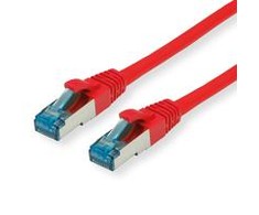 Value Vertė Patchcord S / FTP Cat6a. raudona. 3 m